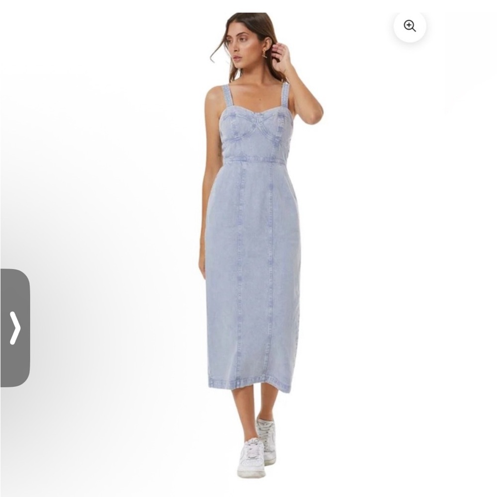 YFB XS denim midi dress